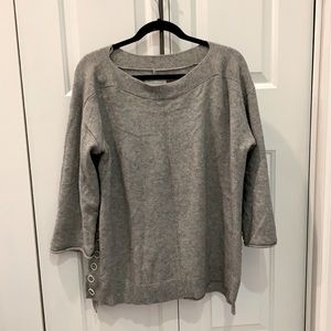 Anthropologie gray sweater 1X